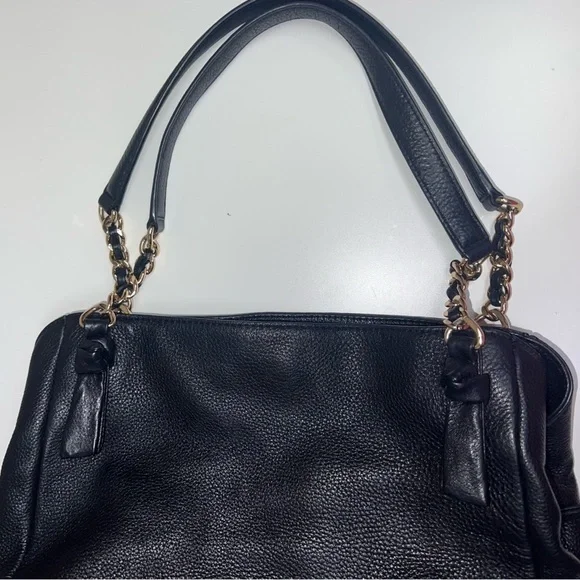 *Tory Burch- Black Tory Burch Large Harper Tote - Picture 7 of 12